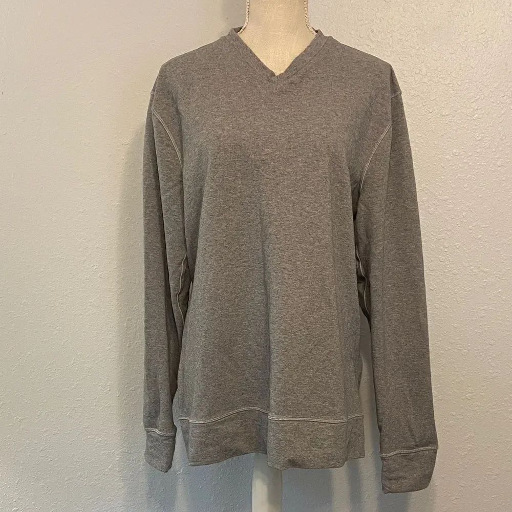 Lululemon Gray Long Sleeve Pullover Crew Neck Sweatshirt Size 8